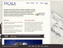 Tablet Screenshot of escalabuilding.com